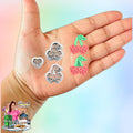 Cherry Hearts Dice Clay Cutters set