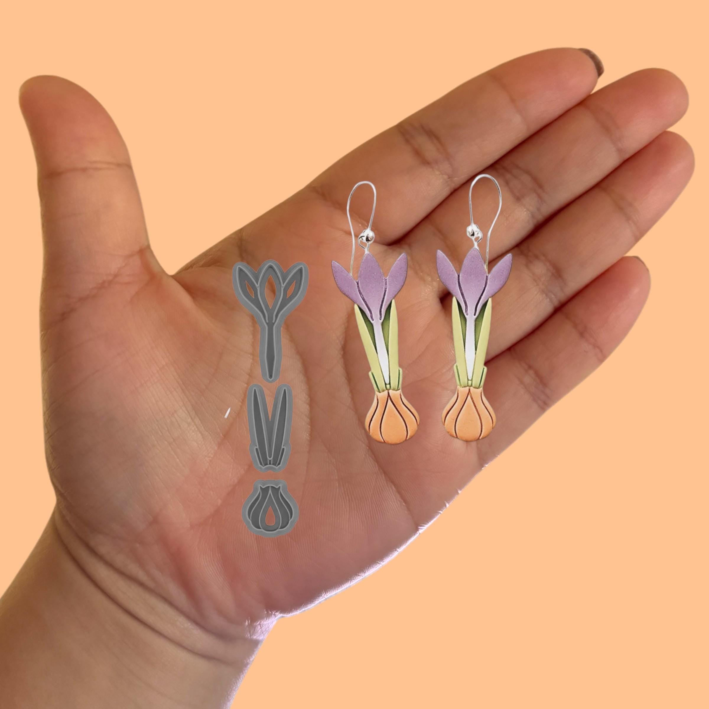 CROCUS  SAFFRON  Polymer Clay Cutter