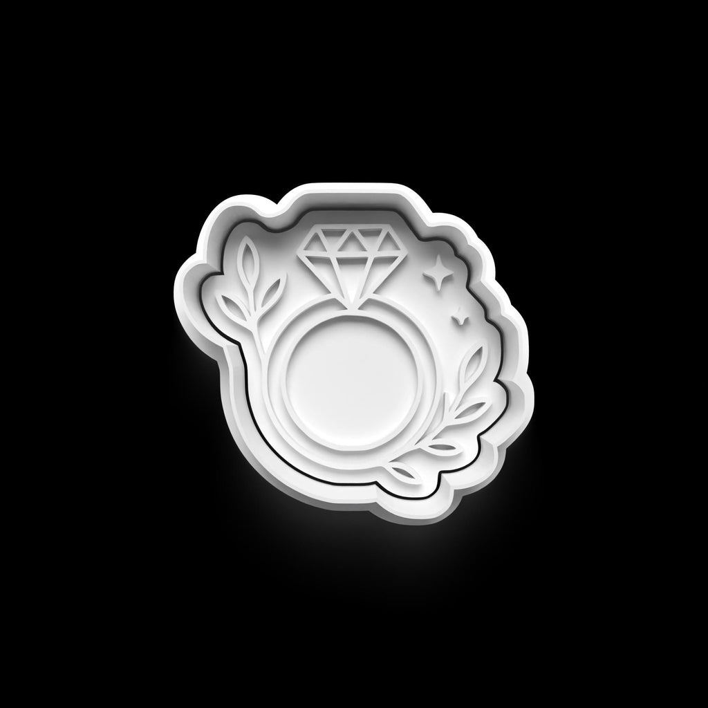 Bridal Cookie Cutter: 3D Printed Fondant & Clay Cutter