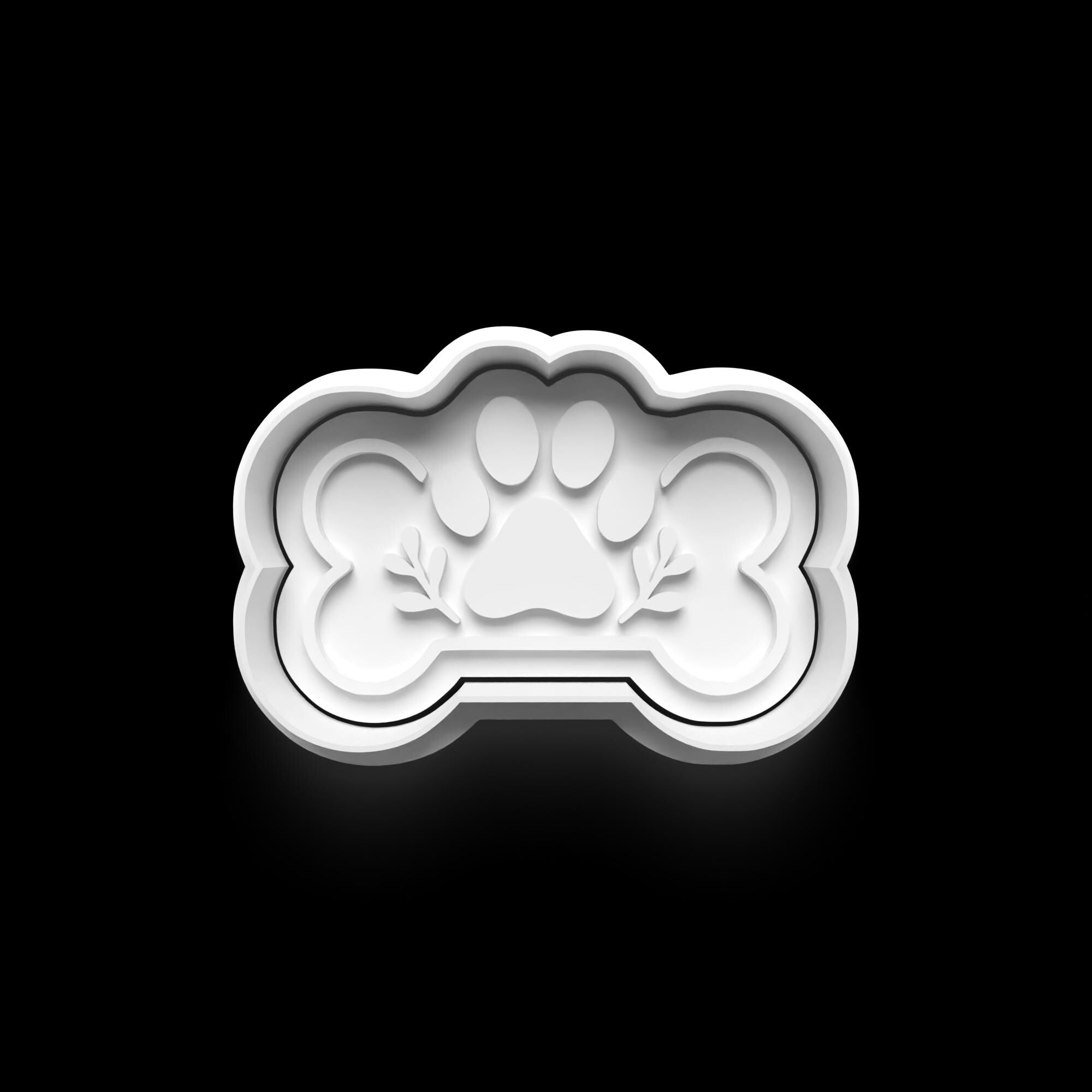 Nature paw Theme: 3D Printed Fondant, Clay Cutter, Cookie cutter