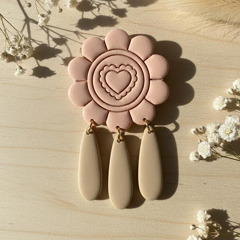 Amour Drops Valentines Polymer clay Cutter