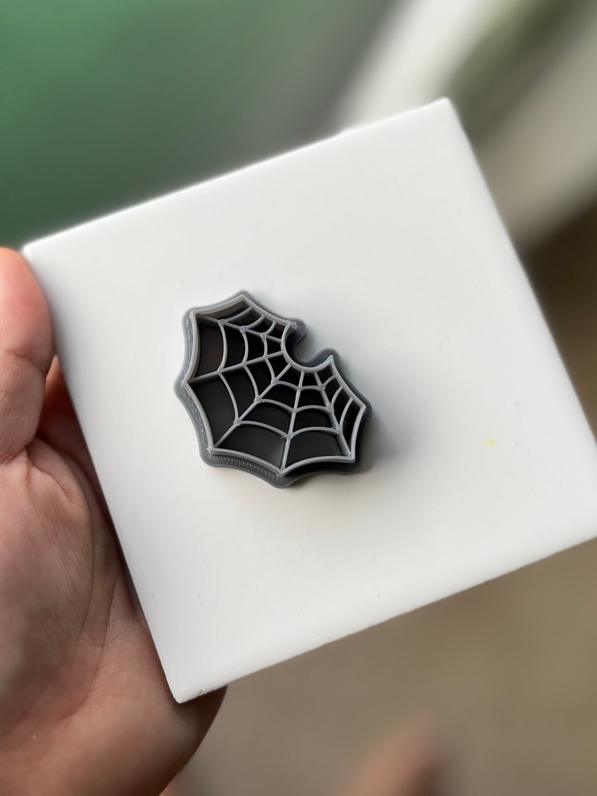 Half Spider Web Polymer Clay Cutter