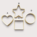 3D Printed Cookie Cutter: Basic Shapes, Fondant & Clay