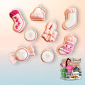 Pink Christmas Fidget Clicker | Clickers keychain
