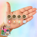 Flower Skull Pack Halloween Clay Cutter