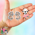 Ballerina Cow Clay Cutters mirrored set