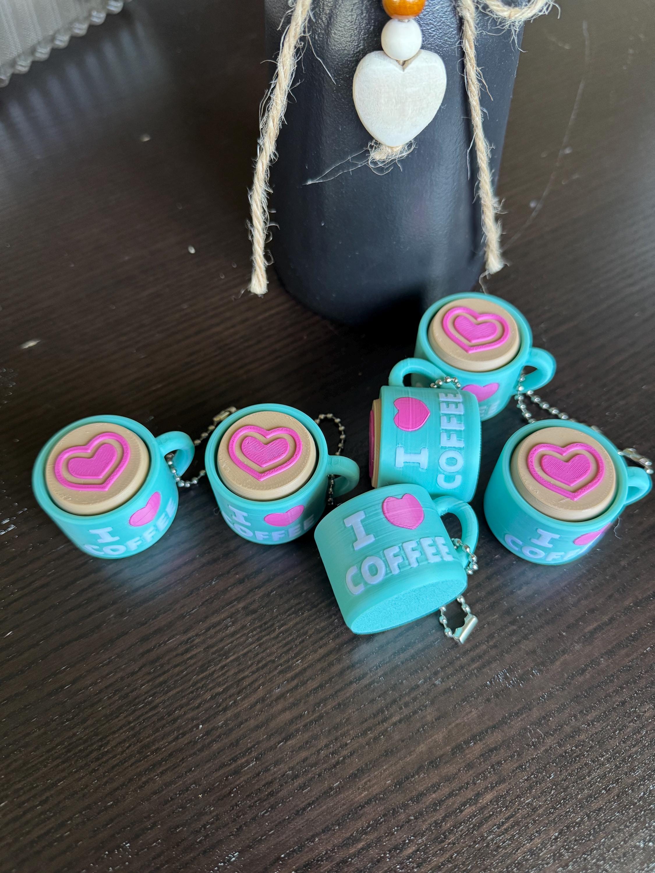 I love coffee   Clicker | Clickers keychain|