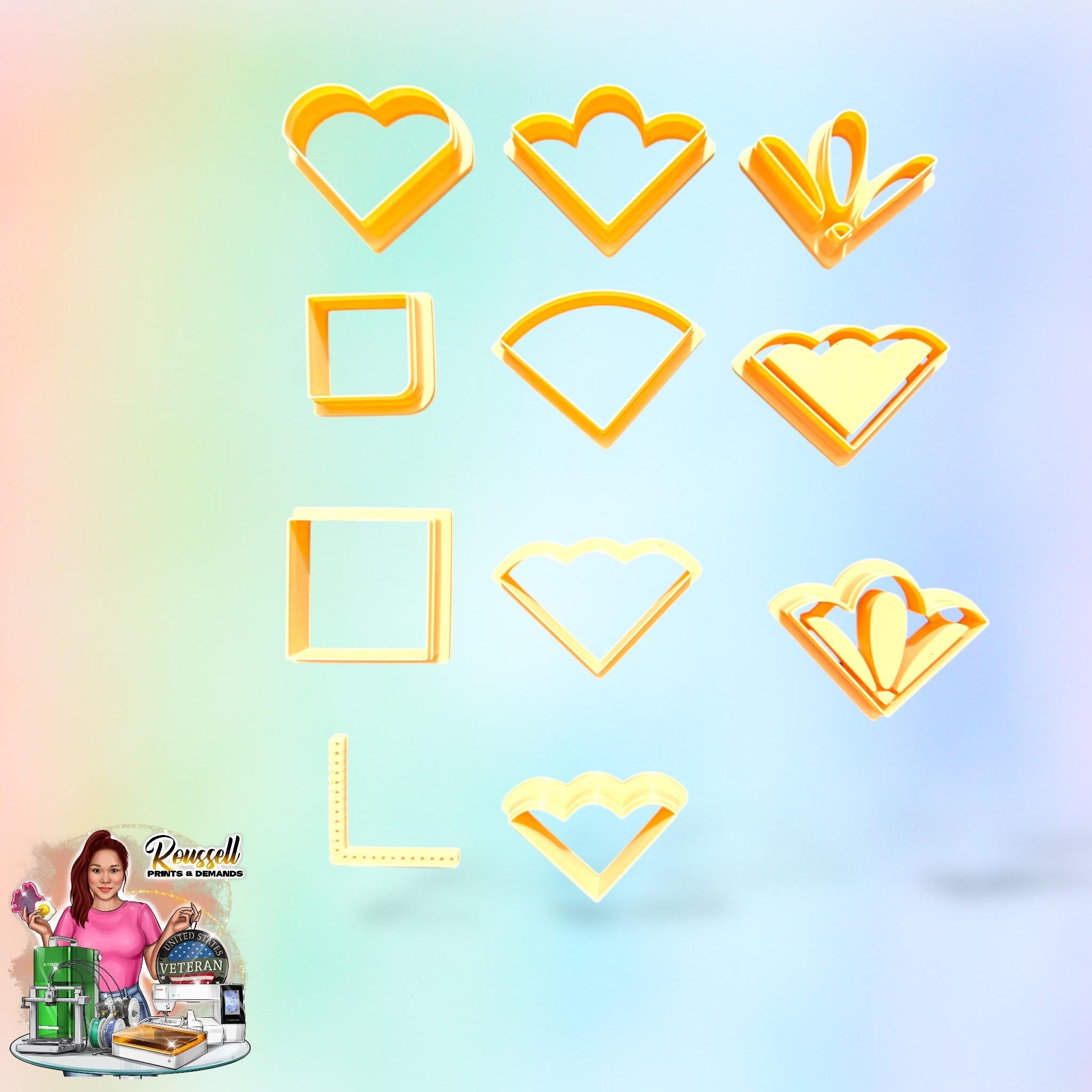 Bookcorner Petal Bundle Cutters Clay Cutter