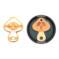 Scary Mushroom Tumbler topper cutter | halloween clay cutter