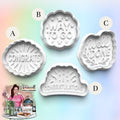 Congratulation  Theme Cookie Cutter: 3D Printed Fondant & Clay Cutter