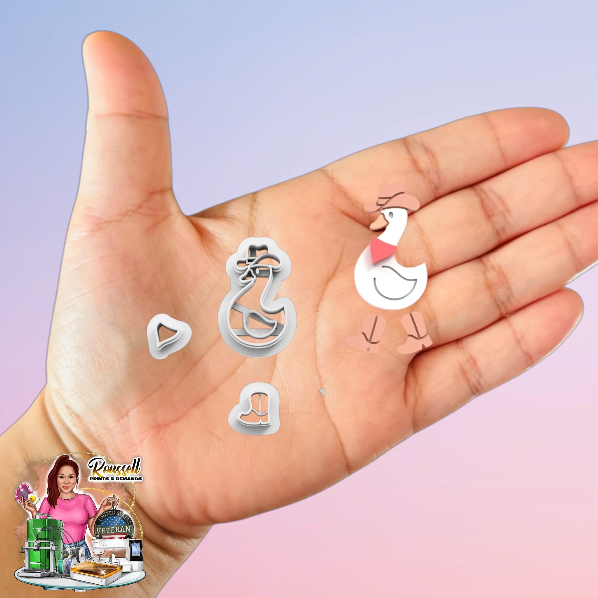 Goose Cowboy Combo Clay Cutter