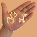Balloon Giraffe Polymer clay cutter