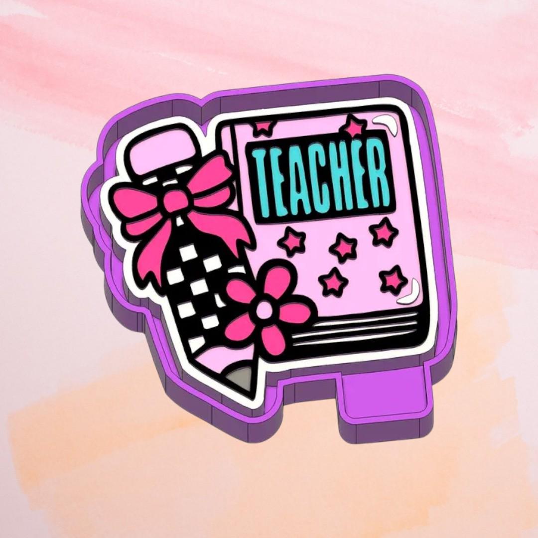 Teacher Notebook Freshie  Mold/ 3d molder