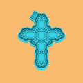 bling concho cross Freshie Silicon Mold / Molder