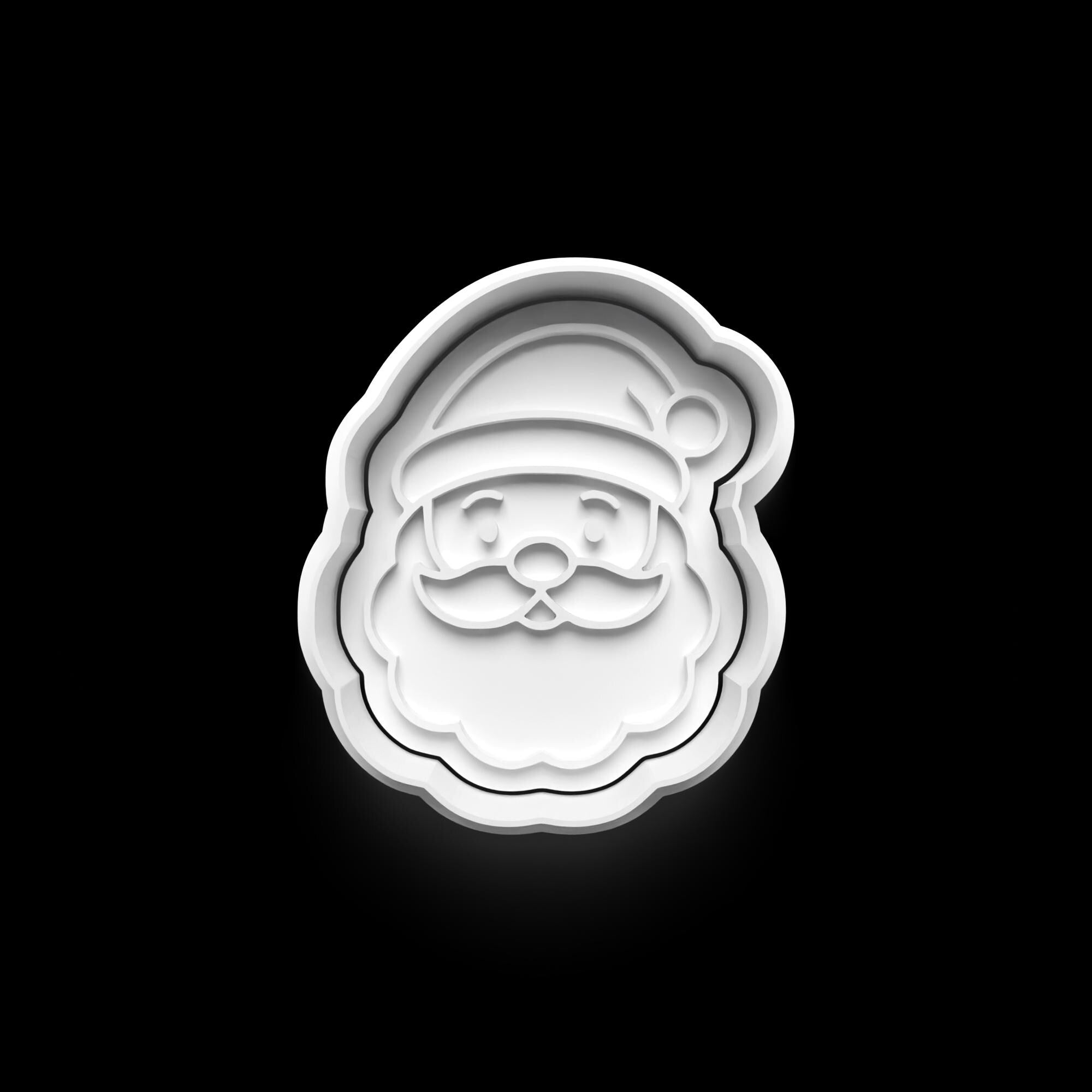 Christmas Theme Cookie Cutter: 3D Printed Fondant & Clay Cutter