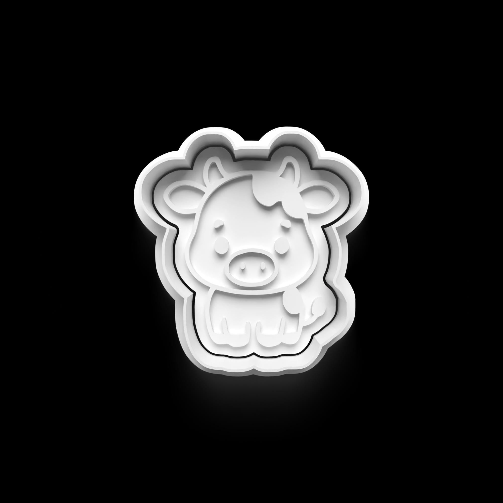 FARM THEME : 3D Printed Fondant , Clay Cutter Cookie cutter