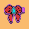 Turquoise Bow Freshie Silicon Mold / Molder