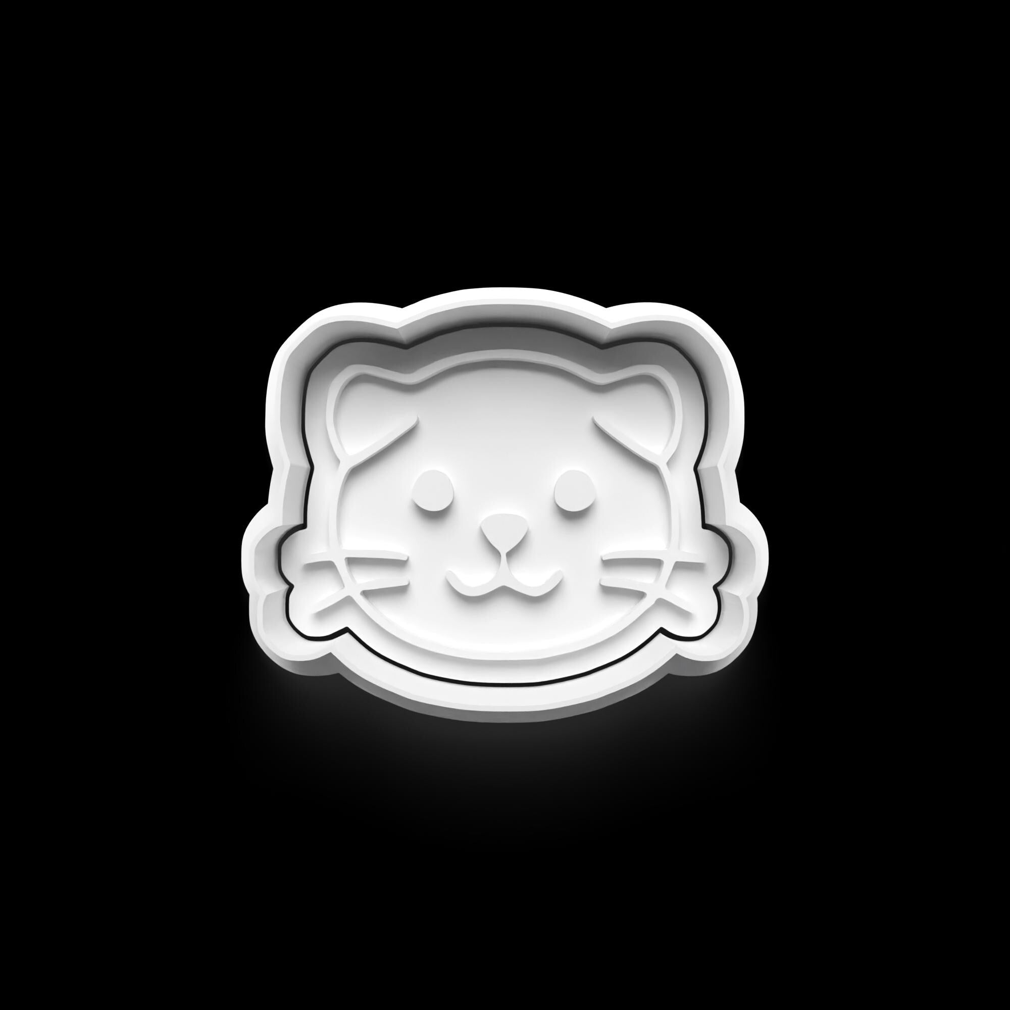 Cat Theme: 3D Printed Fondant , Clay Cutter, Cookie cutter