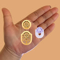 Boho Mandala Earring C Polymer clay cutter