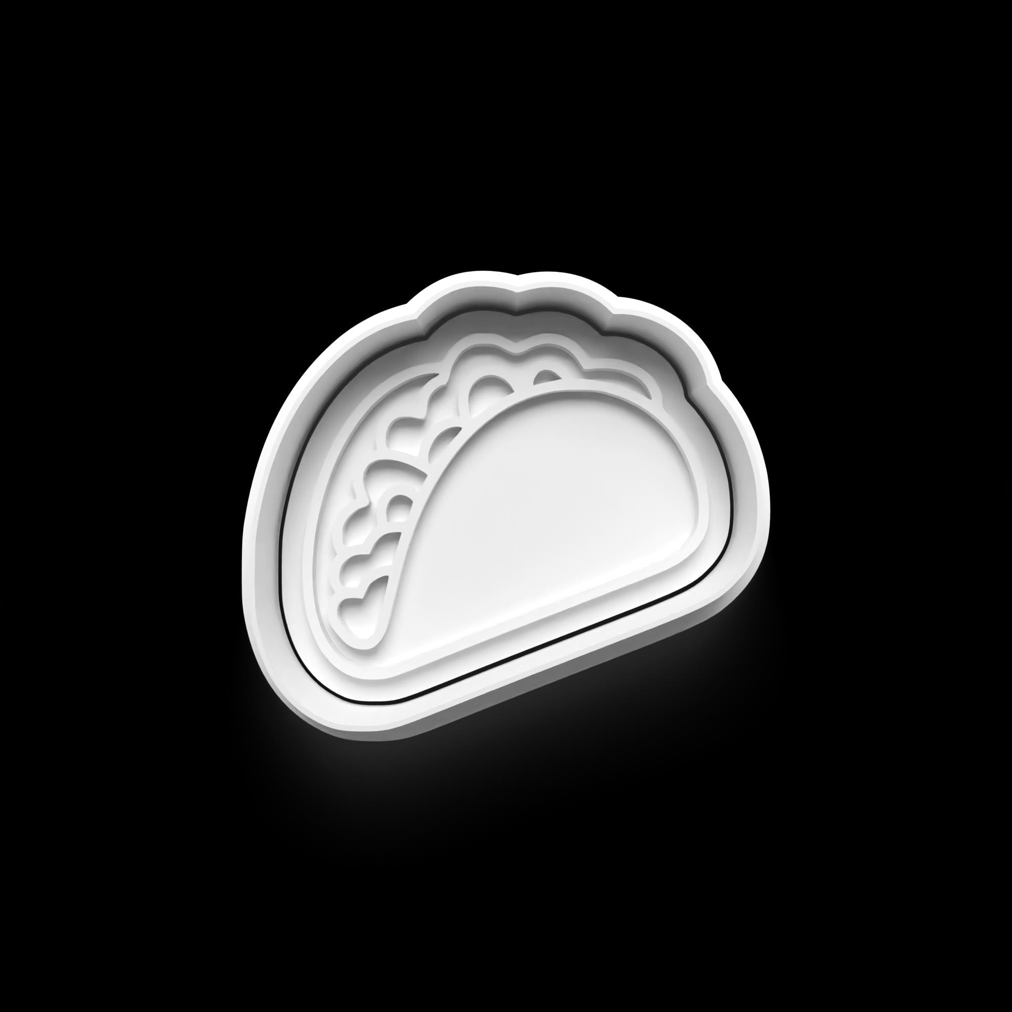 Mexican Food Theme: 3D Printed Fondant, Clay Cutter Cookie cutter