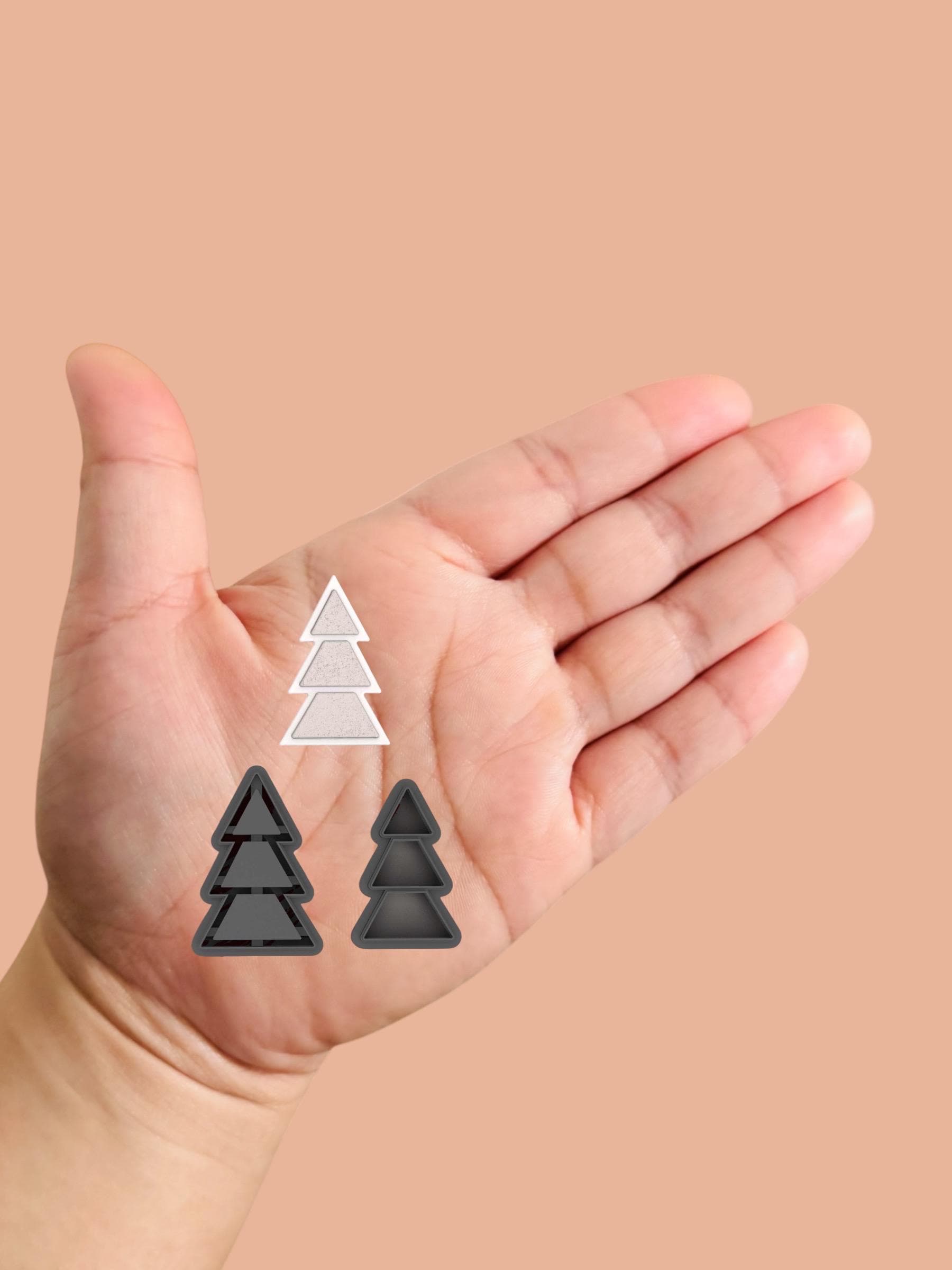Tree 20 Christmas Polymer Clay Cutters
