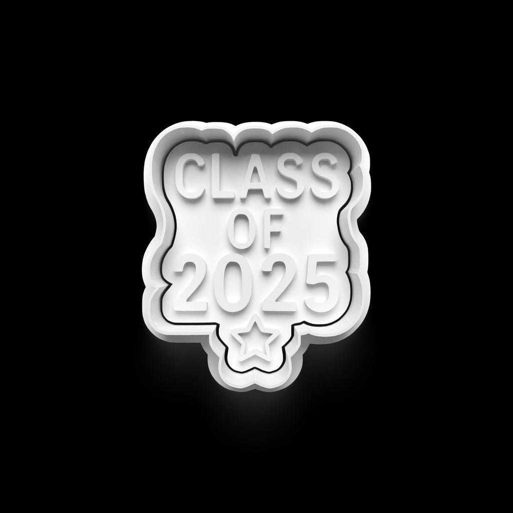 Graduation Cookie Cutter Set: 3D Printed Fondant Cutter