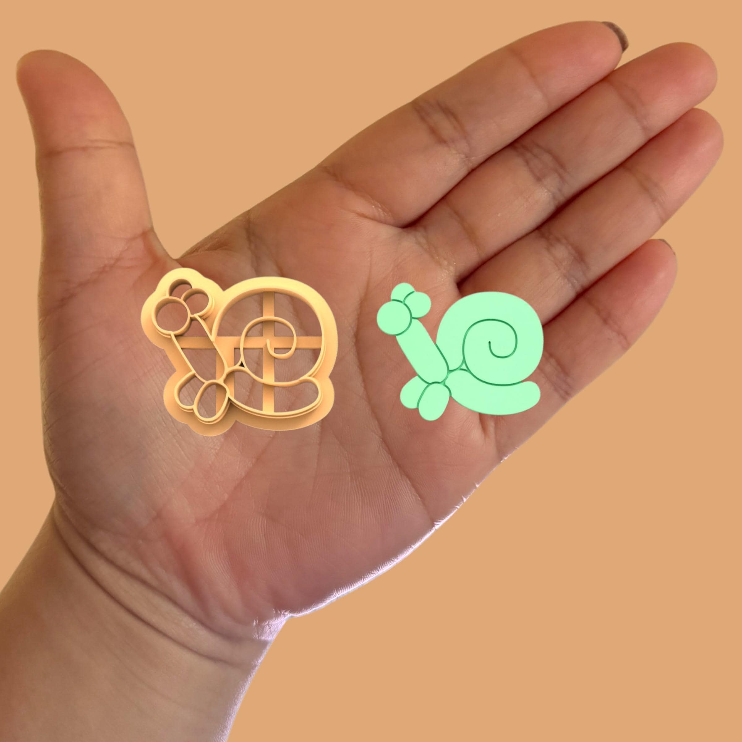 Balloon Snail Polymer clay cutter