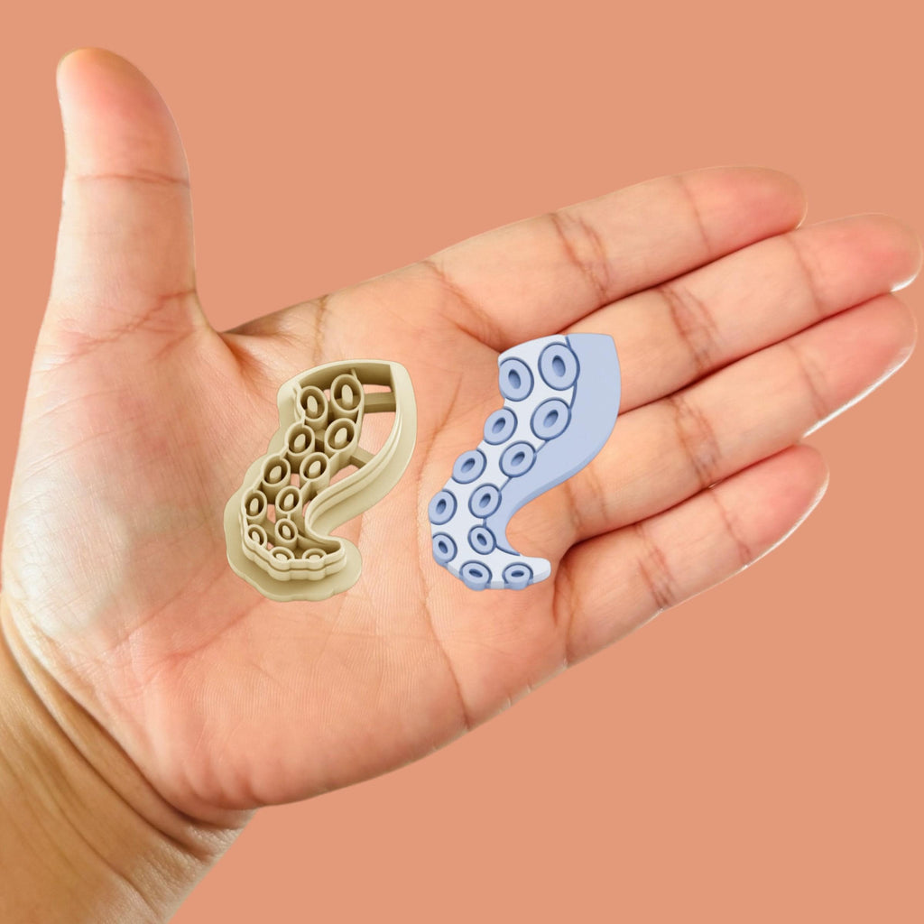 Octopus Tentacle Polymer clay cutter