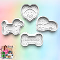 Dachshund Theme: 3D Printed Fondant , Clay Cutter, Cookie cutter