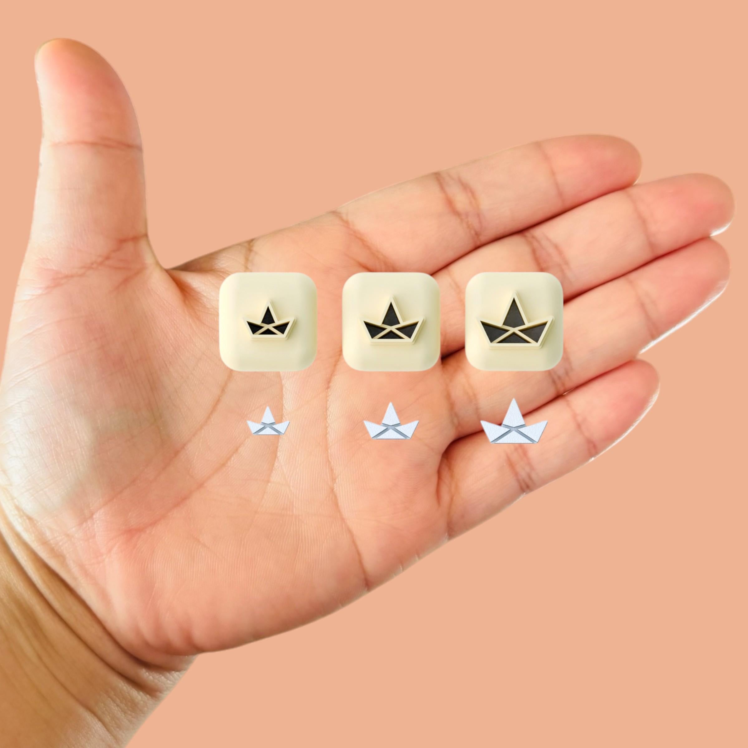 Paper Boat Mini Cutter Polymer clay cutter