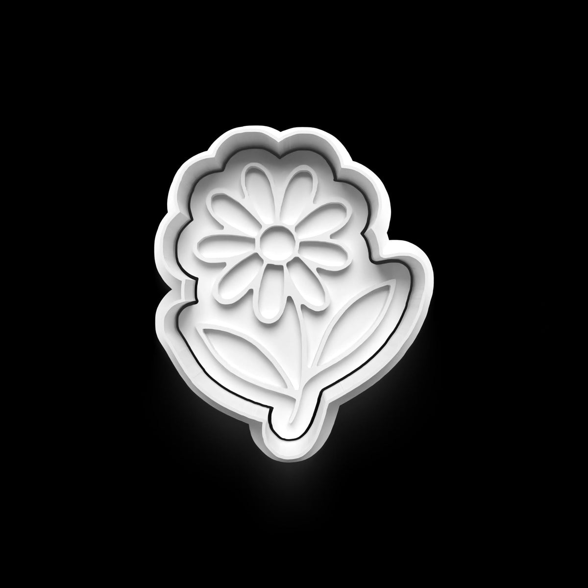 Daisy Cookie Cutter: 3D Printed Fondant & Clay Cutter