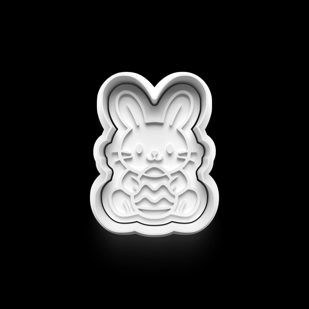 Easter Bunny Theme: 3D Printed Fondant, Clay Cutter Cookie cutter