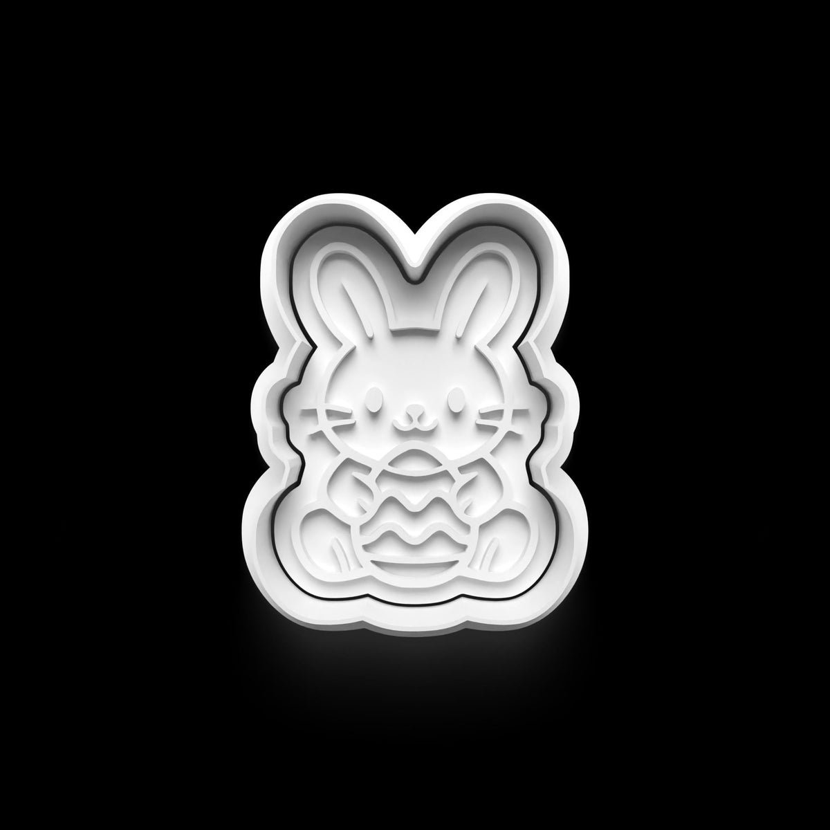 Easter Bunny Theme: 3D Printed Fondant, Clay Cutter Cookie cutter