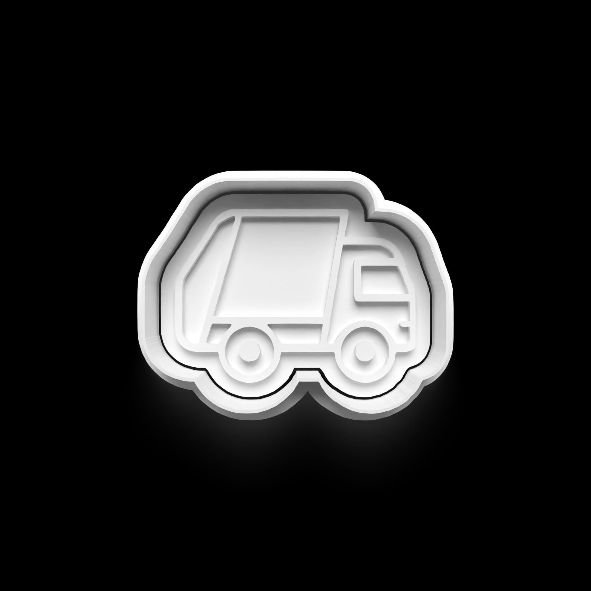 Truck Cookie Cutter: 3D Printed Fondant Cutter
