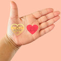 Valentines Heartbeat  Polymer clay cutter