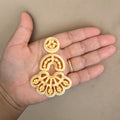 Ceramic Azulejo-Style Earring L Polymer clay cutter