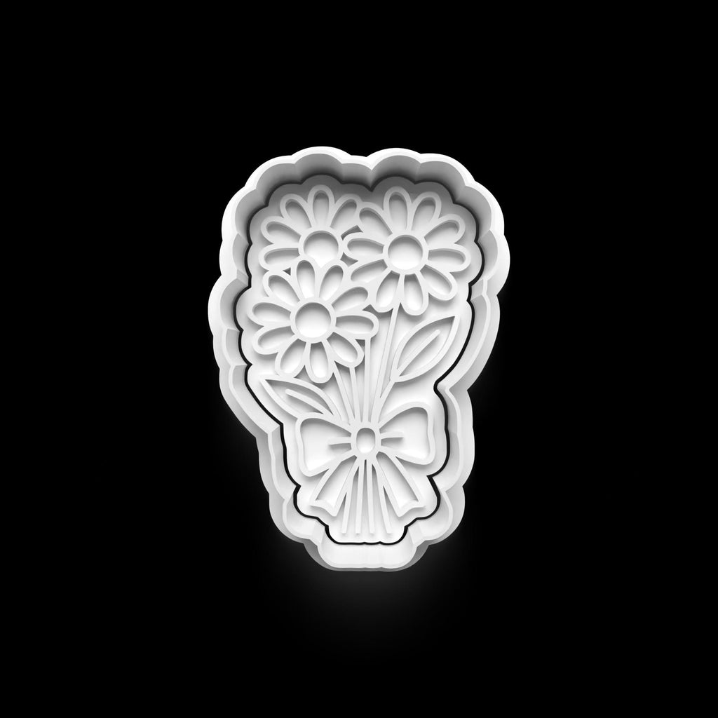 Daisy Cookie Cutter: 3D Printed Fondant & Clay Cutter