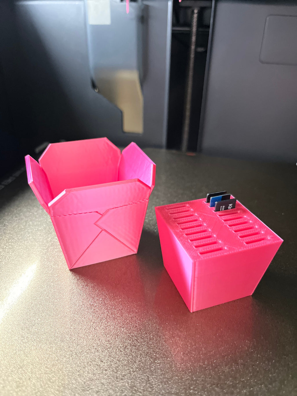 Micro SD Card Holder Mini Chinese Takeout Box / Mini Brands / Storage