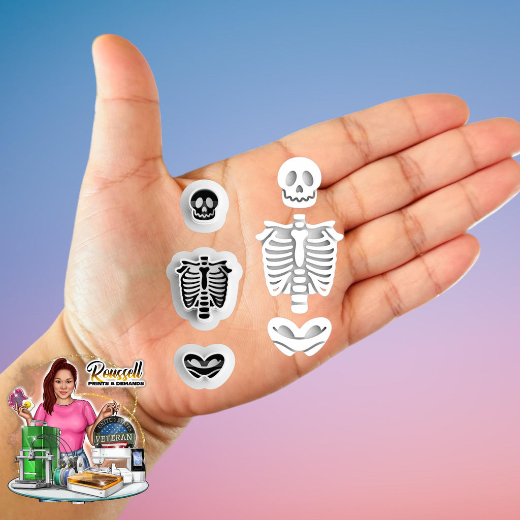 Skeleton Pack B Cutter Clay Cutters