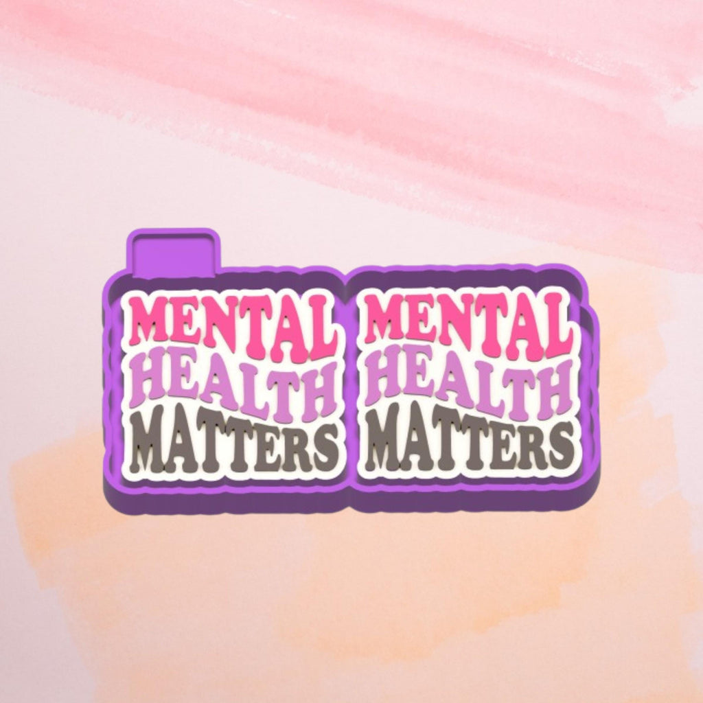 Mental Health Matters Vent Clip Freshie Silicon Mold / Molder