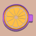 Orange Slice Freshie 3d molder