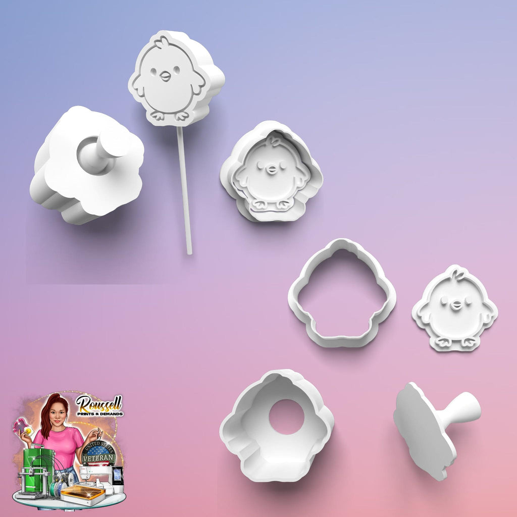 Easter  theme Cake pop mold 3d printed