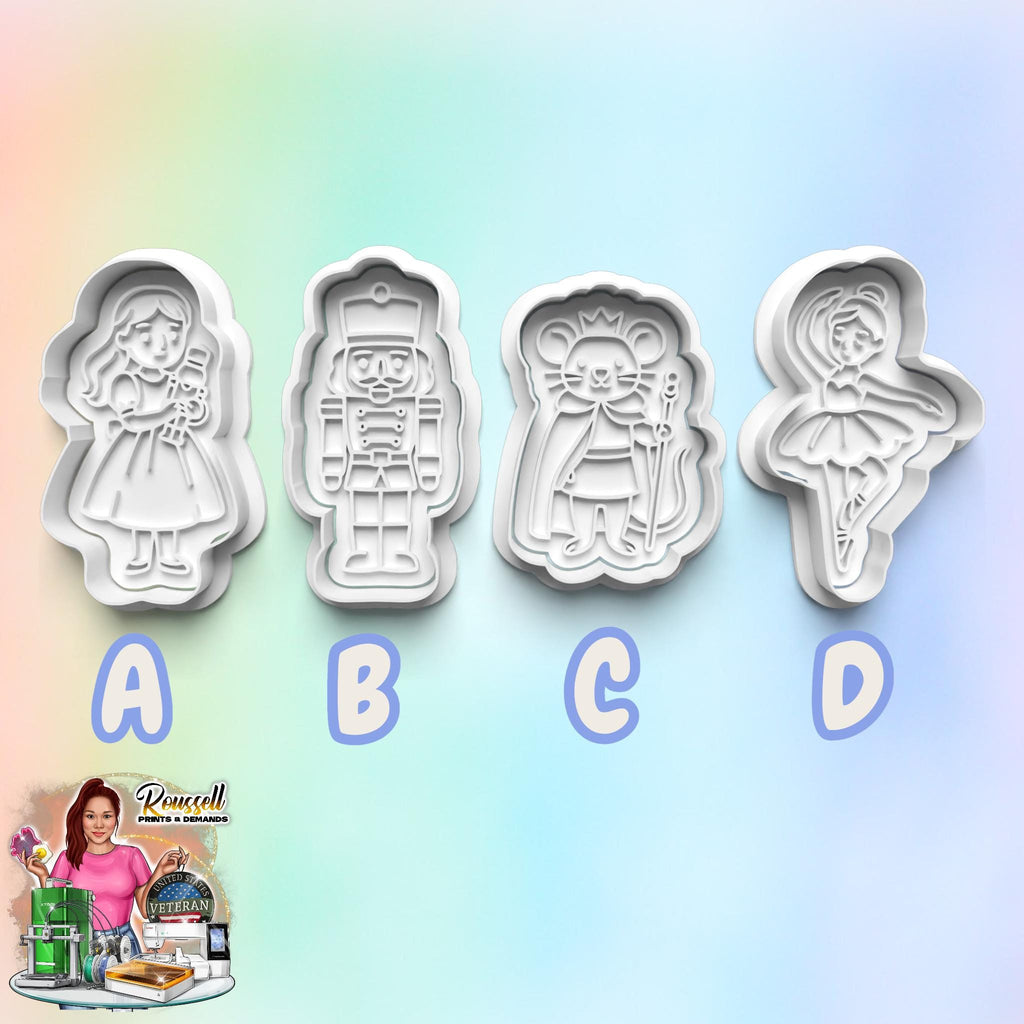 Nut cracker : 3D Printed Fondant , Clay Cutter Cookie cutter