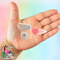 Barrette with Heart Clay Cutter