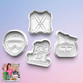 Ski Theme: 3D Printed Fondant, Clay Cutter Cookie cutter