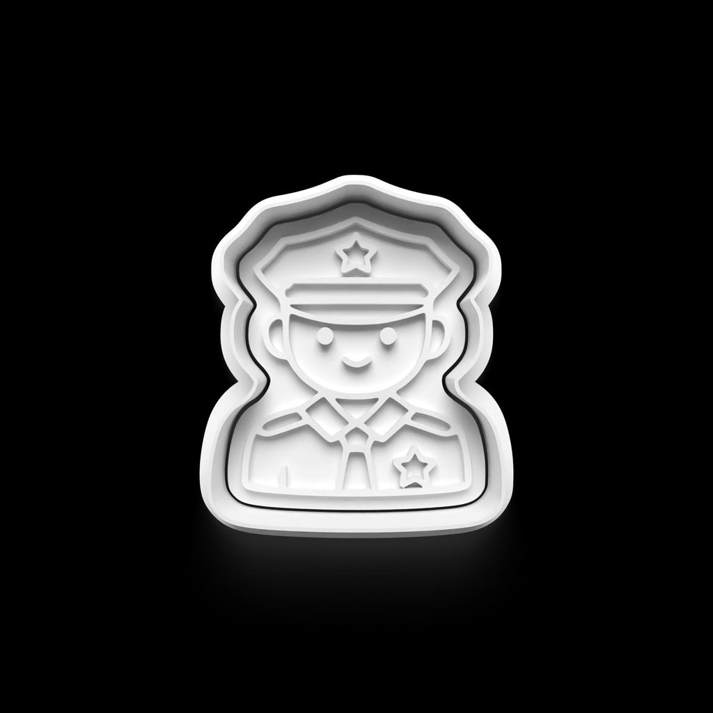 Police theme Cutter Cookie cutter
