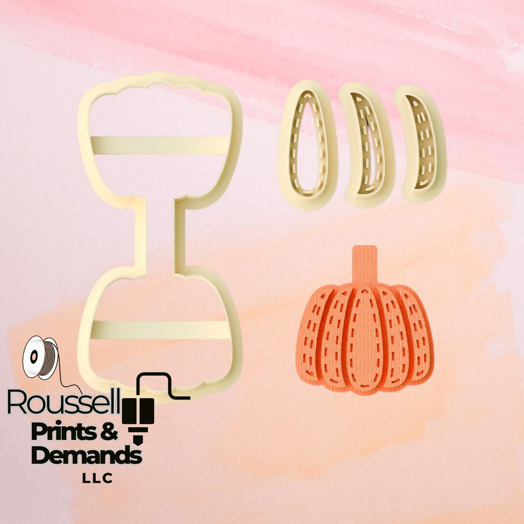 Pumpkin Keychain Clay Cutter: Stitch Keychain Cutters