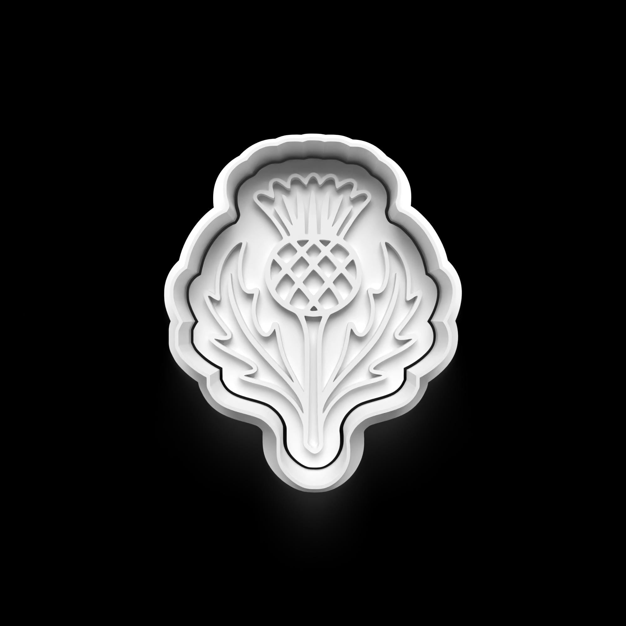 Scottish Game Cookie Cutter: 3D Printed Fondant Clay Cutter