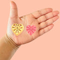 Valentines embossed heart   Polymer clay cutter