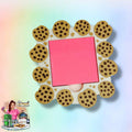 Cookie Sticky Note Holder 3d printed no resin added